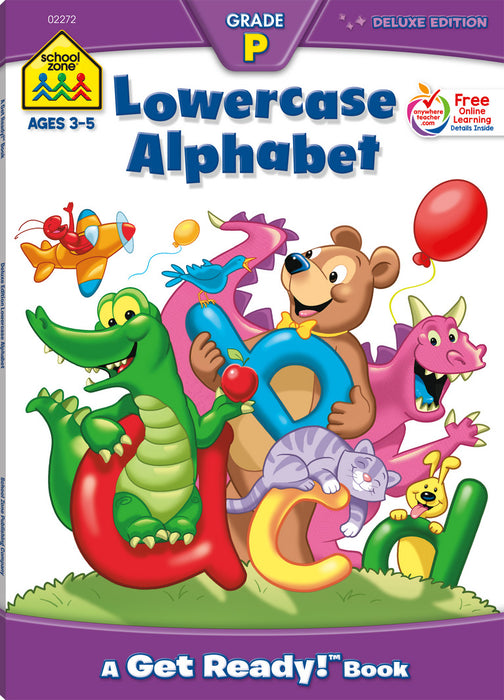 School Zone Lowercase Alphabet Workbook