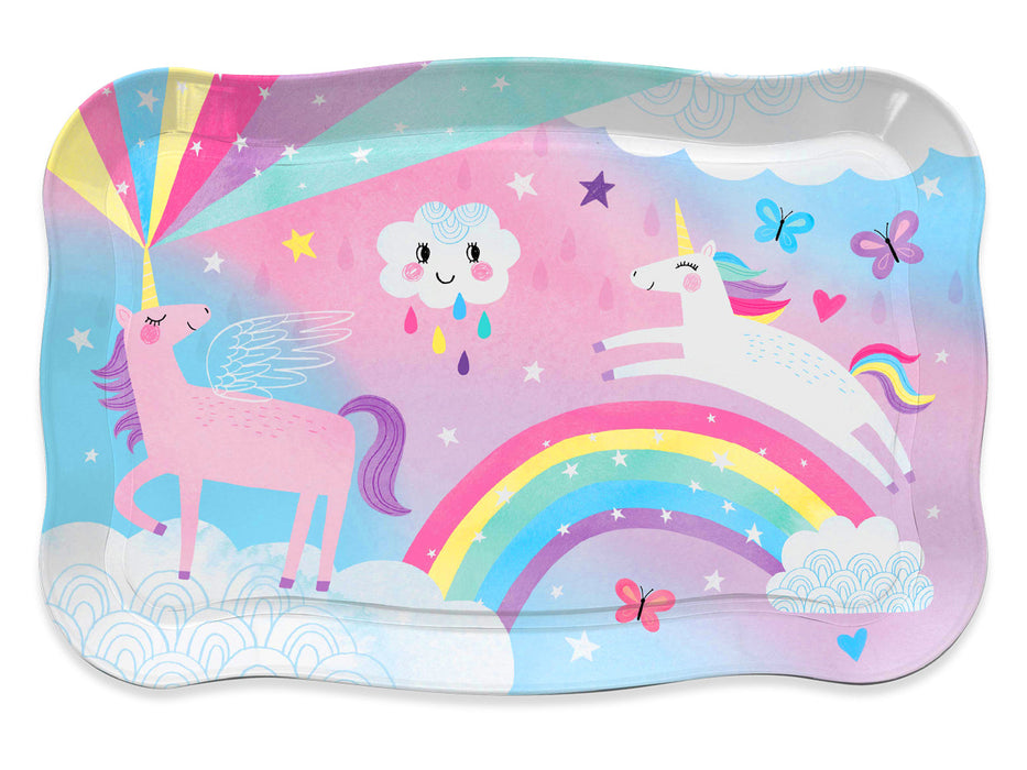 Jewelkeeper 15pc. Cotton Candy Unicorn Tin Tea Set
