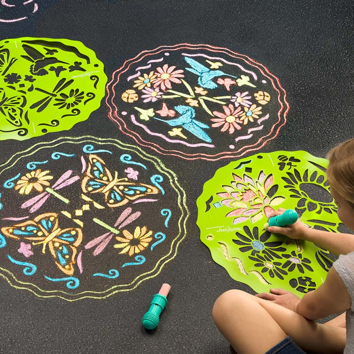 Hearthsong Mandala Chalkscapes Sidewalk Stencils