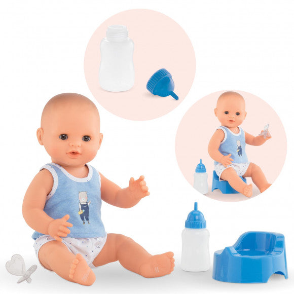 Corolle Paul Drink-and-Wet Bath Baby