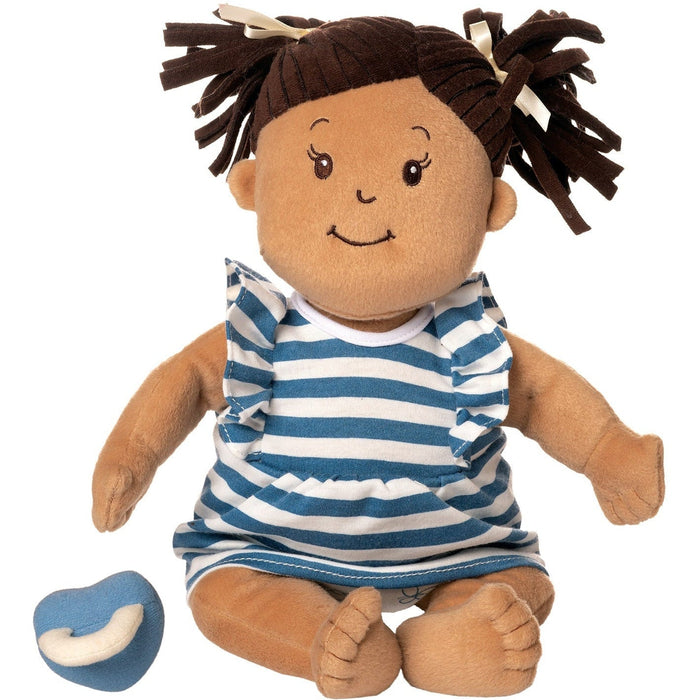 Manhattan Toy Baby Stella Beige Doll with Brown Pigtails